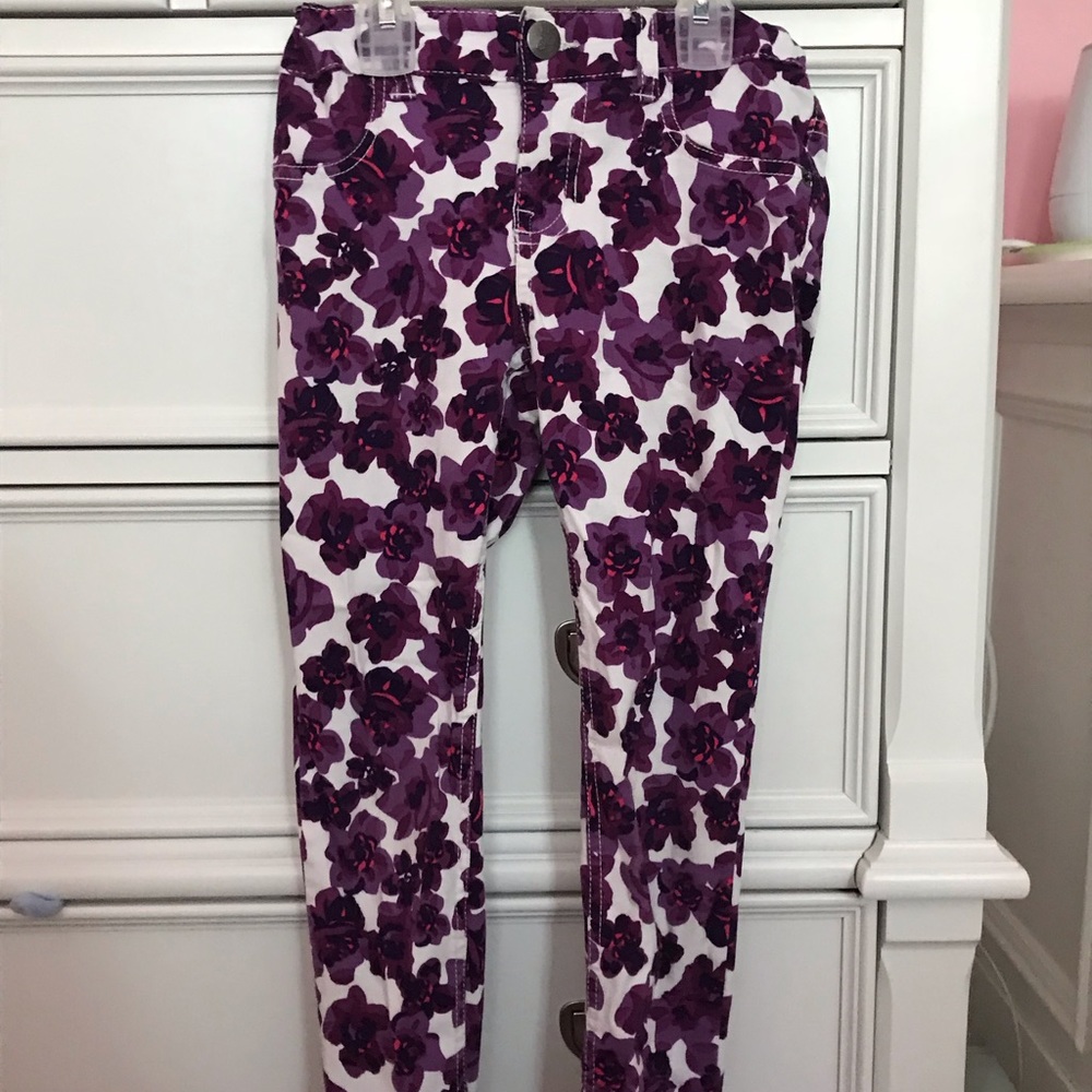 Purple jeans